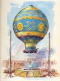 Heißluftballon (Montgolfiere)